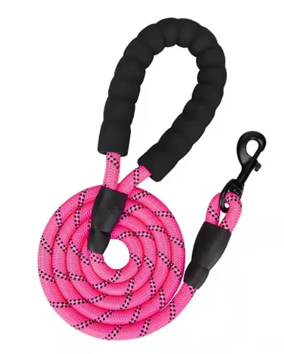 Indestructible Dog Leash - Mountain Grade Reflective Rope + FREE Waste Bag Dispenser Pet&Paw