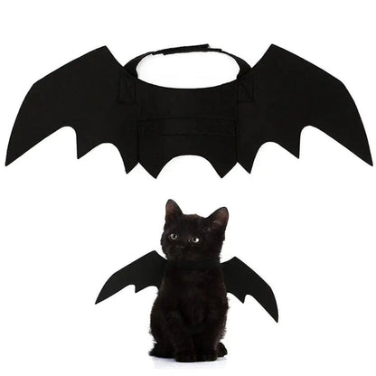 Transform Your pet into a Nocturnal Legend!  Halloween Pet Costume Small Pet Cat Bat Wings Pet&Paw