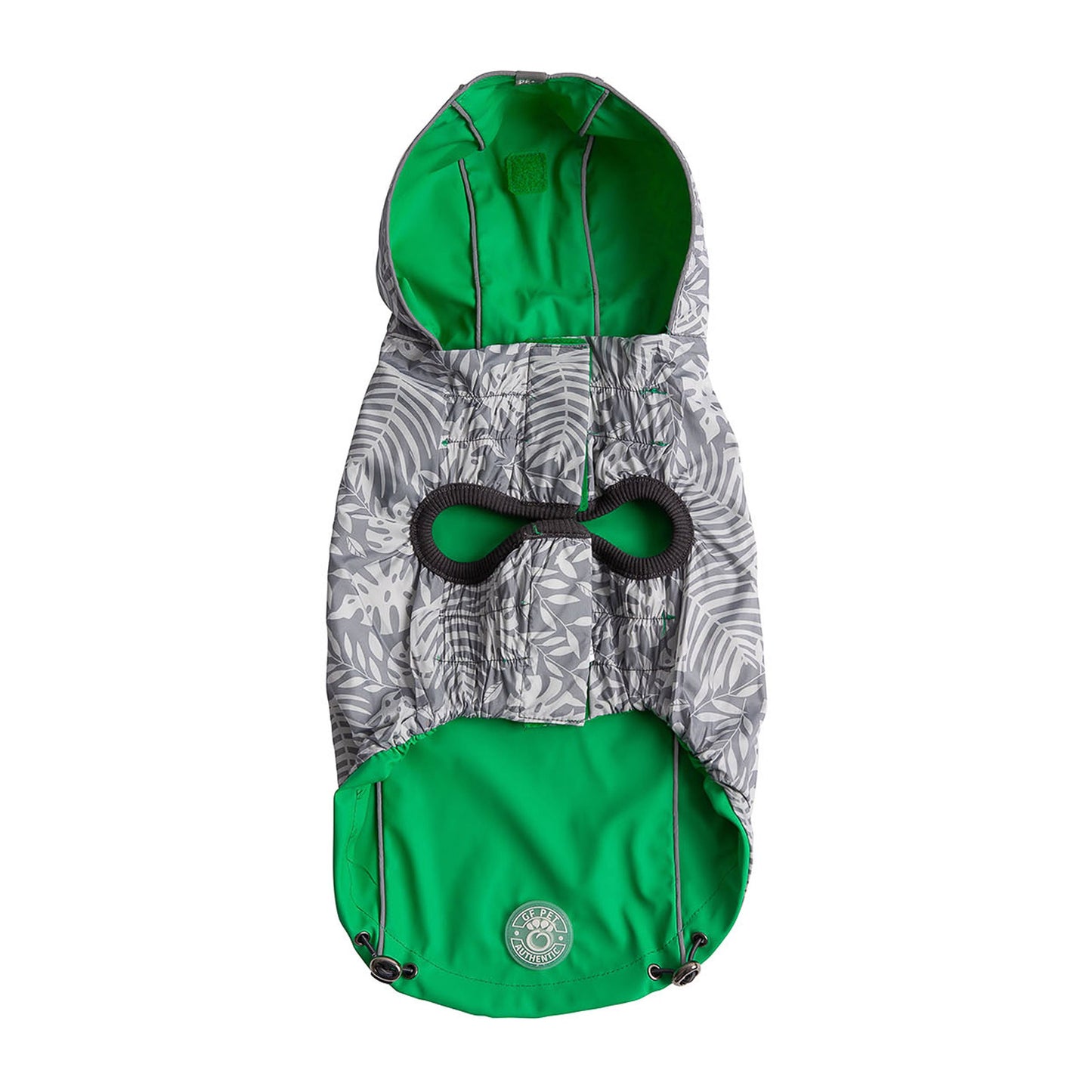 Eco-Green Reversible Dog Raincoat - Go Bold, Stay Dry Pet&Paw