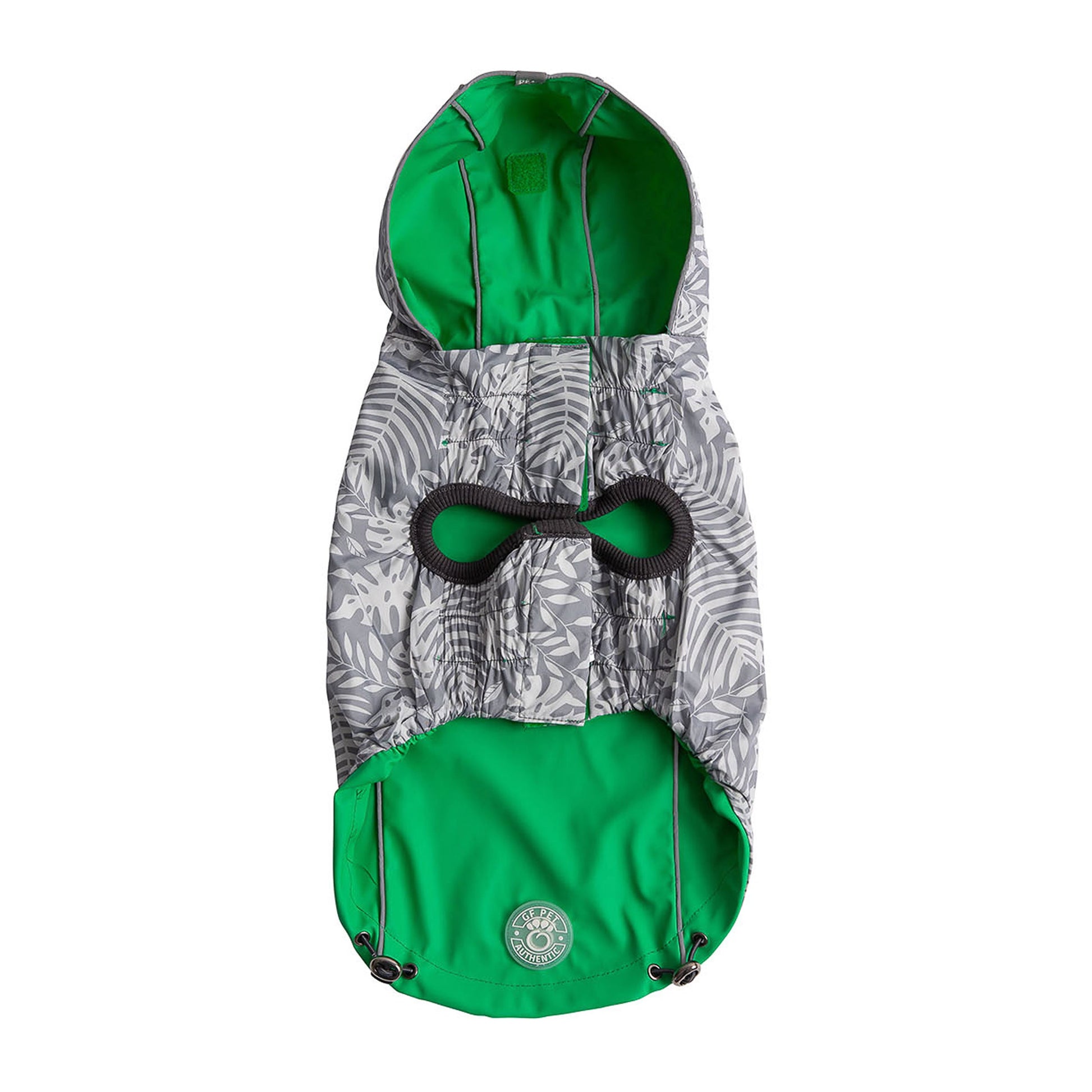 Eco-Green Reversible Dog Raincoat - Go Bold, Stay Dry Pet&Paw