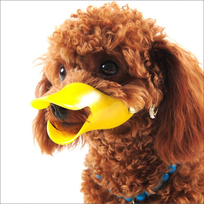 Cute Duck Bill Dog Muzzle | Anti-Biting Training Muzzle | Adjustable Pet Safety Mask | Kawaii Pet Accessory Pet&Paw