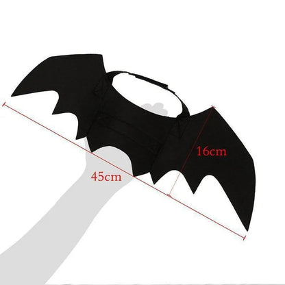 Transform Your pet into a Nocturnal Legend!  Halloween Pet Costume Small Pet Cat Bat Wings Pet&Paw