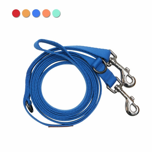 3-in-1 Adjustable Dog Leash | 10ft to 5ft Folding Lead with Superior Lockstitch Technology Pet&Paw