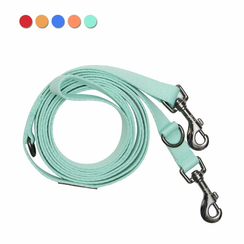 3-in-1 Adjustable Dog Leash | 10ft to 5ft Folding Lead with Superior Lockstitch Technology Pet&Paw