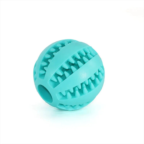 2-in-1 Dog Treat Ball & Teeth Cleaner - Interactive Treat Dispenser Toy for Dental Health Pet&Paw