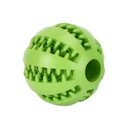 2-in-1 Dog Treat Ball & Teeth Cleaner - Interactive Treat Dispenser Toy for Dental Health Pet&Paw