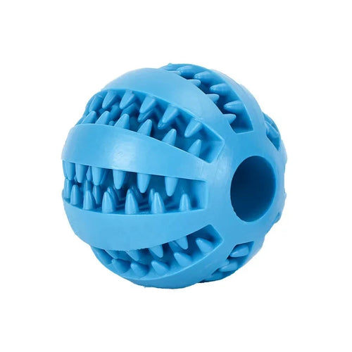 2-in-1 Dog Treat Ball & Teeth Cleaner - Interactive Treat Dispenser Toy for Dental Health Pet&Paw