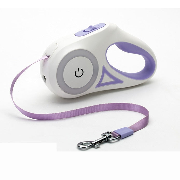 Automatic Retractable Lighting Dog Leash Pet&Paw