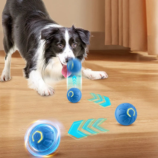 Interactive Light-Up Dog Ball - Self-Bouncing Smart Toy for Energetic Dogs - Indoor/Outdoor Play Pet&Paw