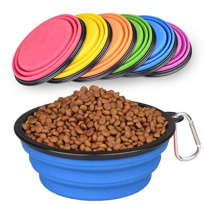 Portable Collapsible Pet Bowl  Lightweight &Durable| Perfect for Travel & Outdoor Adventures Pet&Paw