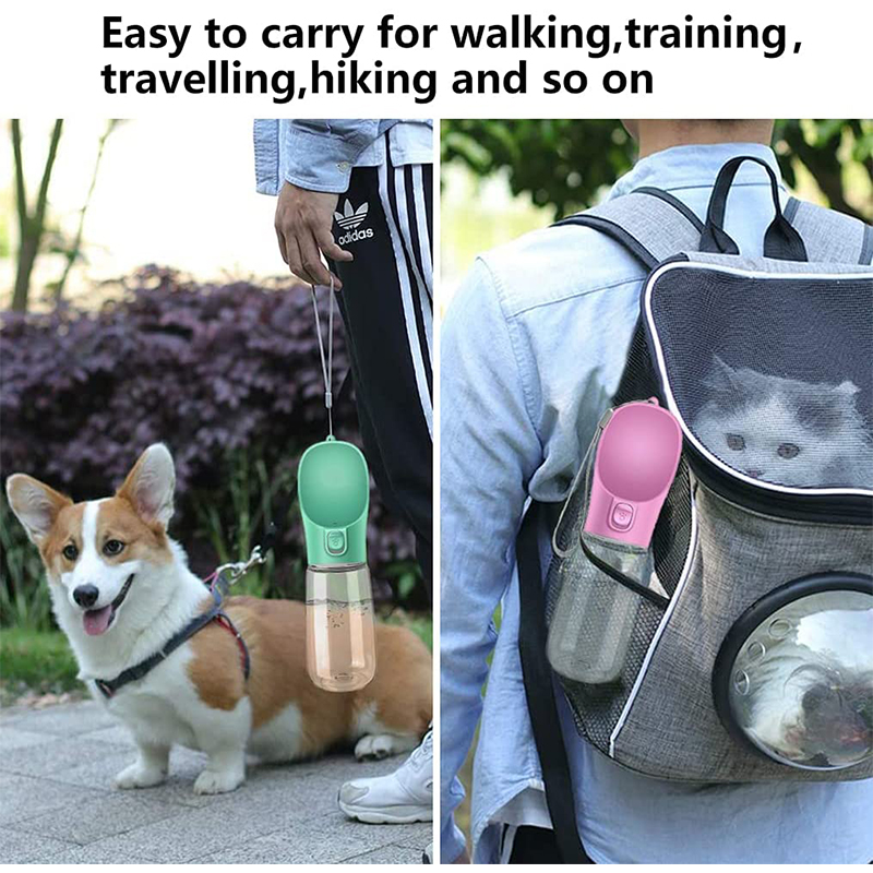 Premium Portable Dog Water Bottle | Leak-Proof Lock System | 350ml/550ml Pet Hydration Pet&Paw