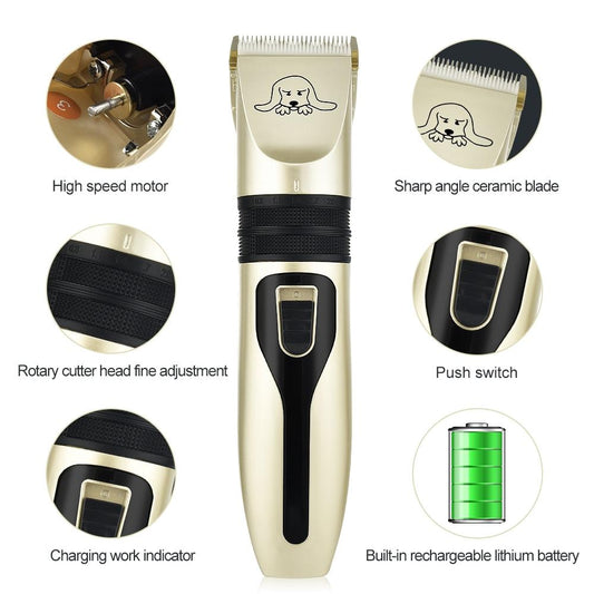 Pet Hair Clip Pro Grooming Kit/ Pet Hair Trimmer Sets Pet&Paw